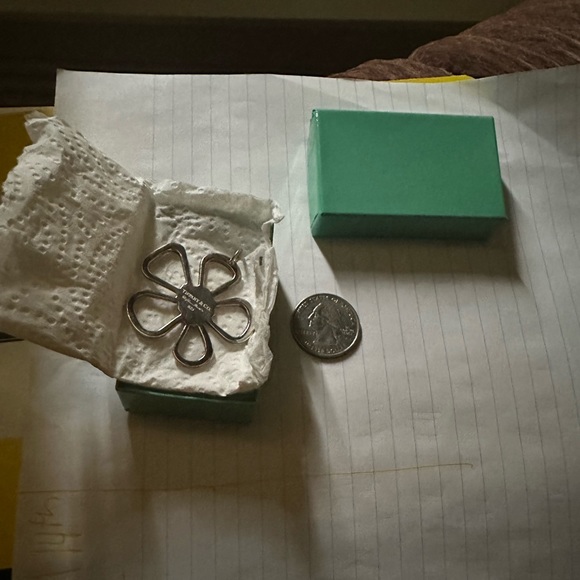 Rare Large Tiffany & Co 925 Perretti Flower Necklace charm - Picture 9 of 9